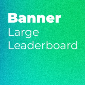 Banner large leaderboard